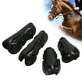 thumbnail image 1 of Horse Boots, 4pcs PU Shell Front Hind Horse Leg Boots Horse Leg Wraps Ice Boots For Horses Tendon Fetlock Brace Guard Boots For Riding Shock Absorbing, 1 of 7