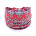 thumbnail image 1 of Banda para el cabello bohemia con estampado étnico, banda para el cabello para yoga, diadema absorbente de sudor, diadema antitranspirante de ala ancha para mujer, tocado, 1 of 6