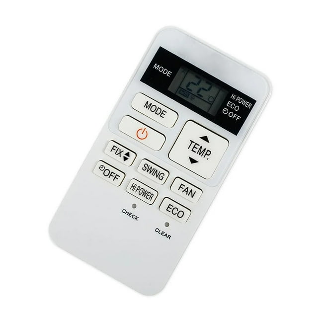 Methold Control remoto para aire acondicionado, equipo de control sensible para oficina, controlador profesional en inglés, pieza de repuesto Videojuegos y accesorios