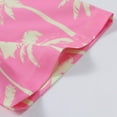 thumbnail image 4 of Stamzod Hawaiian Shirt for Men Casual Short Sleeve Button Down Vintage Tops Summer Tropical Beach Vacation Shirts Oversized Shirts for Men Pink A L, 4 of 7