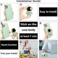 thumbnail image 6 of Compatible with iPhone 12 Pro Case Cute, 3D Astronaut Stand Shockproof Camera Protection Space Kickstand Soft Plating Cover for Apple iPhone 12 Pro Phone Case Green, 6 of 12