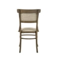 thumbnail image 5 of Bistro Set of 2 Vintage Walnut 19" Wide Contemporary Fabric Dining Chair, 5 of 9