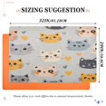 thumbnail image 6 of Yayeee Doormat for Inside 20"x32" Absorbent Low-Profile Washable Non-Slip Rubber Backed Entryway Rug, Cute Cartoon Cat, 6 of 8