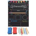 thumbnail image 4 of 1 Set Letter School Sign Boards First Day Chalk Boards Children Chalkboards Kids Accessories, 4 of 7