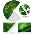 thumbnail image 2 of SKYSONIC St. Patricks Christmas Tree Skirt Home Decoration Large Round Christmas Tree Skirt for Holiday Party Home Christmas Day Ornaments 47.2 Inch, 2 of 6