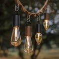 thumbnail image 3 of Camping Lantern The Bulb Night Light with Clasp IP44 Waterproof Black Conical Lamp, 3 of 12