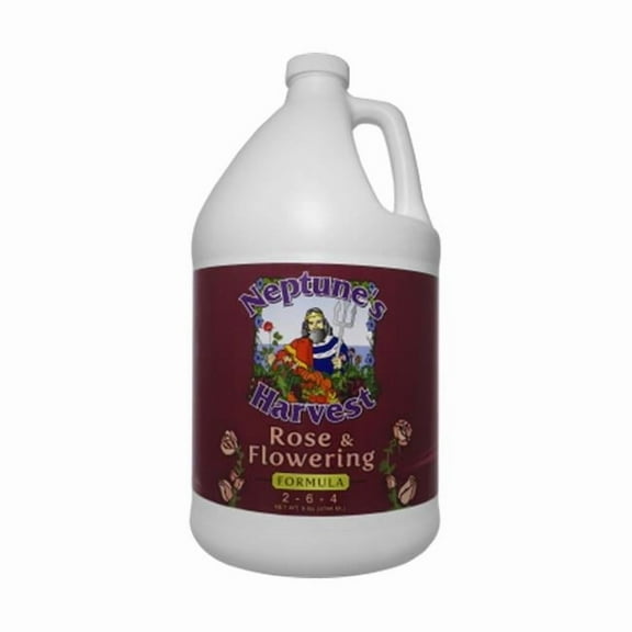 Neptunes Harvest Rose & Flowering Formula Fertilizer, 142 oz