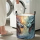 thumbnail image 5 of Fotbe White And Red Storm Dragon Cesto de Ropa con Asas, Cesto Impermeable de Gran Capacidad, Bolsa de Lavado para Dormitorio, Cesto de Ropa con Ruedas y Asas-Medium, 5 of 6