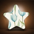 thumbnail image 3 of Star Shaped Energy Saving Night Light Living Room Night Light, Bedroom Night Light, Corridor Night Light, Study Night Light Lovely Blue Tulips, 3 of 6