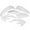 WHITE, variant on HONDA PLASTIC KIT CRF150R 150 07-13 FENDER SHROUDS NUMBER PLATES 7PCS PS68_R