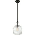 thumbnail image 2 of Quoizel Genie 9" Pendant Light in Old Bronze, 2 of 2