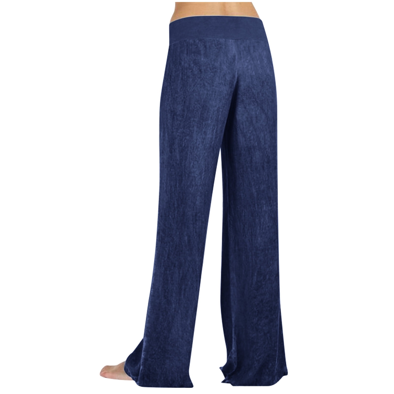 Leesechin Women's Elastic Waist Jeans Stretch Pull On Pants - image 3