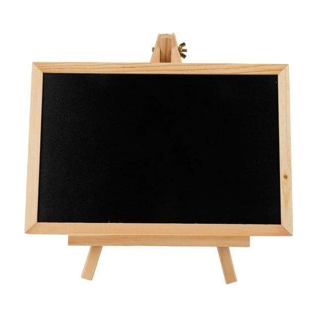 Small Chalkboard Sign,Chalkboard Sign Store Writing Board with Stand Small Blackboard for Students Wooden Home Decoration Crafts,Chalkboard Signs with Stand