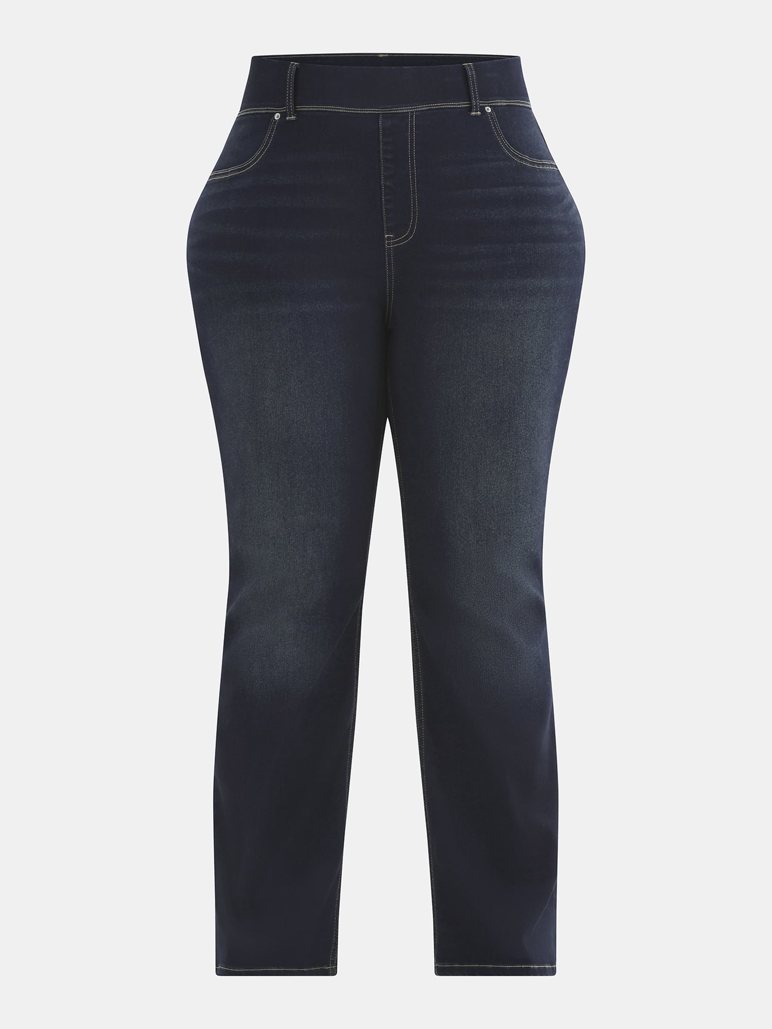 Terra & Sky Women's Plus High Rise Bootcut Jeggings, Sizes 0X-5X