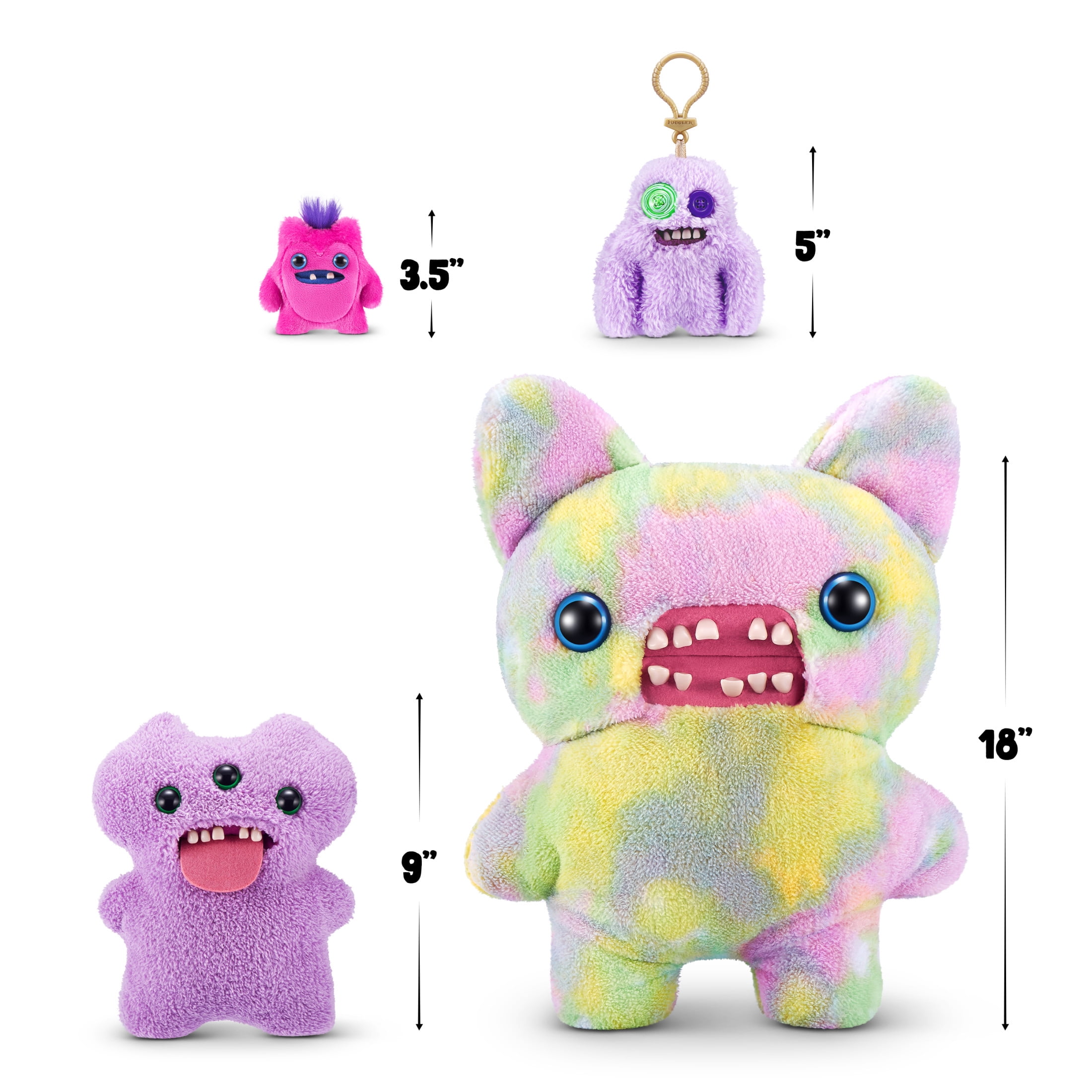 Fuggler Baby Fuggs 3.5-Inch Series 4 by ZURU - Funny Ugly Monster Plush Toy for Kids Ages 4+