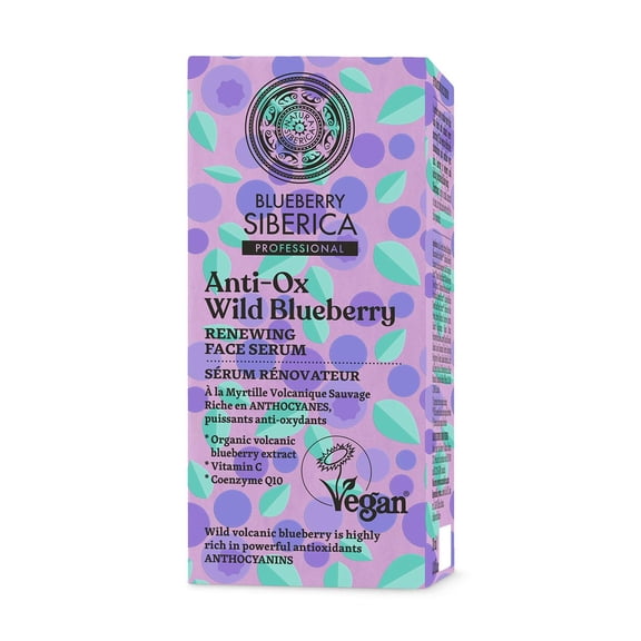 Natura Siberica Natural Anti-OX Wild Blueberry Renewing Face Serum 30 ml