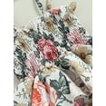 thumbnail image 6 of Cenuakty Baby Girl 2Pcs Summer Outfits, Sleeveless Strap Floral Romper Dress with Headband Set, 6 of 9