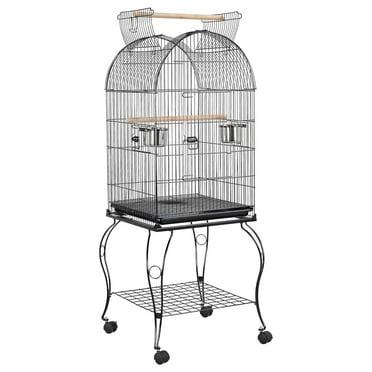 View of PENNZONI Extra Large Bird Cage for Macaws & Parrots, Crystal Clear ...