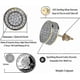 thumbnail image 3 of Aretes Para Hombre 14K Gold Plated 925 Sterling Silver Iced out CZ Hypoallergenic Round Screw Back Stud Earrings for Men, 3 of 4