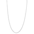 thumbnail image 3 of Auriga 14K White Gold 1.3 mm Concave Box Chain Necklace for Women 24", 3 of 5