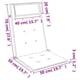 thumbnail image 3 of Juego de 2 Cojines para Silla de Respaldo Alto de Tela Oxford Beige vidaXL, 3 of 9