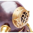 thumbnail image 5 of Nagina International 18" U.S Navy Nautical Antique Copper Finish Diver's Diving Helmet | Navy Gift, 5 of 6