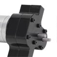 thumbnail image 2 of Boîtier de transmission de vitesse en métal pour voiture télécommandée avec kit d'arbre de transmission pour camion télécommandé WPL 4WD 6WD, noir, 2 of 4