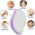 thumbnail image 5 of HearthHarmony Crystal Hair Eraser for Women, Painless Exfoliation Removal, Reusable Hair Remover for Arms/Legs (Matte Purple), 5 of 11