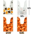 thumbnail image 4 of 100 PCS Halloween Treat Bags Candy Bags, Kids Trick or Treat Bags Goodie Bags, Cute Rabbit Ear Small Halloween Cookies Plastic Gift Bags for Halloween Party Decoration Supplies, 4 of 7
