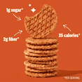 thumbnail image 4 of Rip Van Wafels Snickerdoodle Mini Stroopwafels, Low Carb, Non-GMO, Keto Friendly, Low Sugar, 32 Pack, 4 of 9