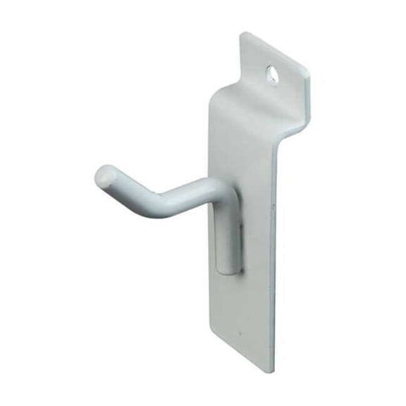 Econoco - EWH/H1 - 1" Deluxe White Slatwall Hook - Sold in Pack of 96
