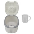 thumbnail image 2 of Cereal Rice Food Storage Container, Airtight Rice Container Plastic Food Storage Container Bin With Clear Window For Grains Sugar Flour, Rice Dispenser Bin Pet Food Storage Box, 2 of 8