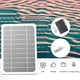 thumbnail image 2 of 5W 5V Waterproof Portable Solar Panel For Mobile Phone Camping Hiking Charging Home Part Travel Solar Charger Generator, 2 of 10