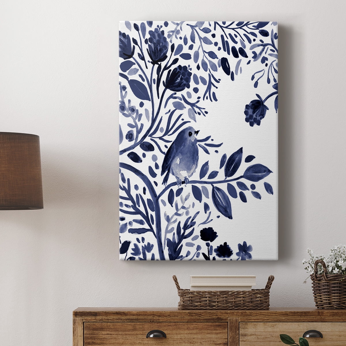 Indigo Song I Premium Gallery Wrapped Canvas - Ready to Hang
