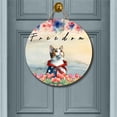 thumbnail image 2 of Freedom Manx on Independence Day 4th of July Round Wood Sign Cat Lover Kitten Owner Gifts Hanging Wall Home Decor - 01005, 2 of 5