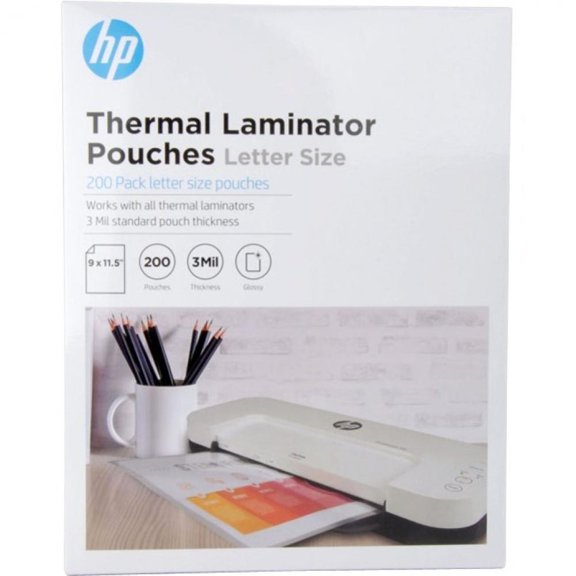 HP S200 Laminator Pouches, 91013T