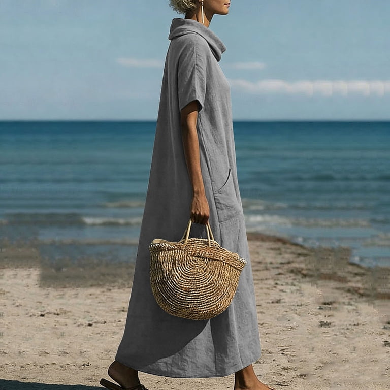 comfy cotton dress Women's Maxi A-line Swing Plaid Tiered Dress, Casual Lantern Long Sleeve Modest Elegant Flowy Long Dresses Black at Amazon Women's Clothing store Colour: silver Ribbed-knit silk and cotton Color:06 Blue Pink Print 42 Size XL