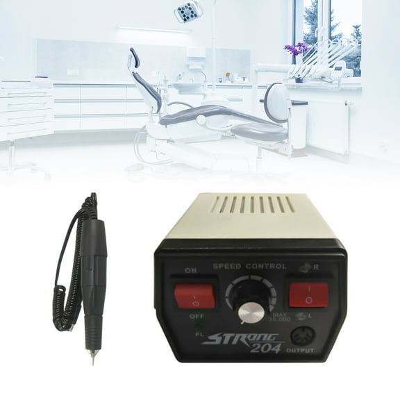 155*31cm 0-35000RPM Handheld Dental Electric Polisher Handpiece Dentist Micromotor Marathon for Polishing and Grinding Tooth Processing Medical Care Stone Polishing
