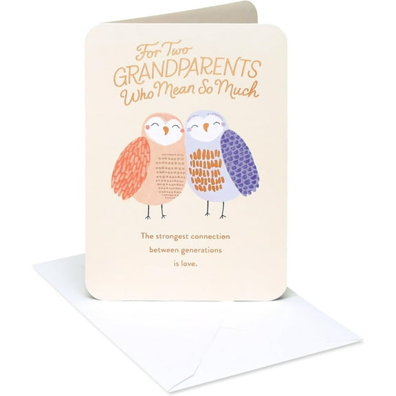 American Greetings Thinking of You Card for Grandparents (Strongest Connection)