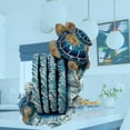 thumbnail image 5 of Nautical Coaster Set with Turtle and Ocean Wave Design - Beach House-Inspired Kitchen and Dining Room Accents and Accessories - Coastal Table Decor -, 5 of 7