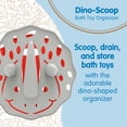 thumbnail image 2 of Organizador de juguetes de baño Dr. Brown's CleanUp Dino-Scoop Dinosaur, 2 of 9