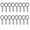 Black, variant on Stcellnmex Antique Brass Alloy Steel Rust Resistant Shower Curtain Rings and Pin Hooks 20 Count