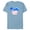 Ocean Blue, variant on Mickey Mouse American Flag Tie Dye - Short Sleeve Blended T-Shirt for Adults - Customized-Yellow