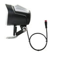 thumbnail image 2 of QD228 LED Headlight Electric Bicycle Scooter Waterproof Connector Front Light with Horn Accessories, 2 of 5
