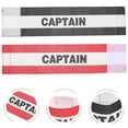 thumbnail image 1 of KONTONTY 2Pcs Captain Armband Adult Wear-resistant Nylon Elastic Material Sports Style for Rugby, 1 of 8