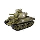thumbnail image 5 of Tanque de batalla RC con sonido y luz, vehículo RC, juguetes para niños, niños y adultos. sherman americano, 5 of 9
