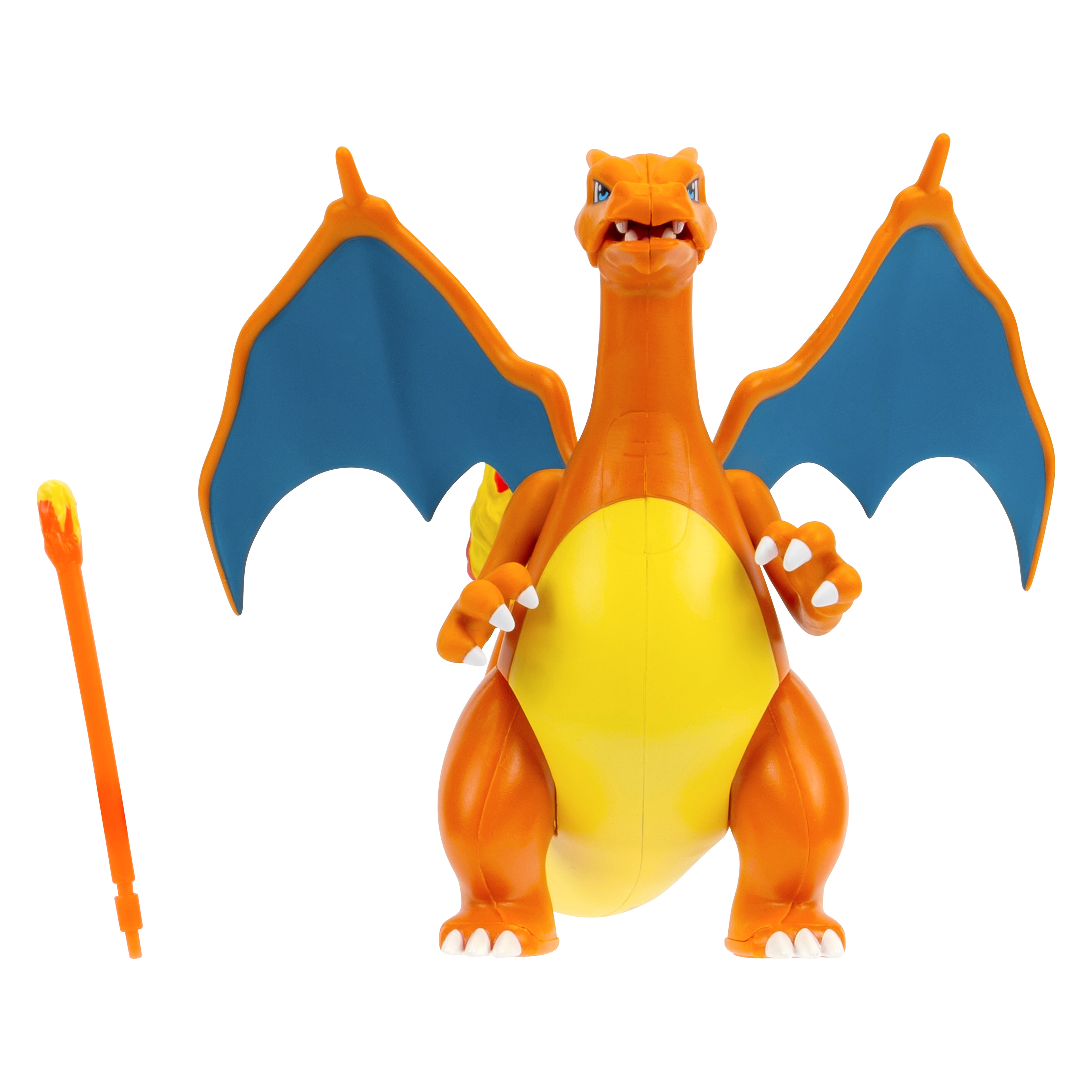 Pokemon Charizard Battle Feature Figure - 4.5 inch Charizard Battle Figure with Fire Missile Launcher