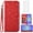 Red, variant on Asuwish Compatible with Samsung Galaxy A36 5G Wallet Phone Case and Tempered Glass Screen Protector Flip Credit Card Holder Stand Bling Glitter Cell Cover for A 36 36A LTE SM-A366U Women Men Purple