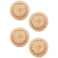 thumbnail image 4 of Soporte de Platos de Papel de Bambú de 16 Piezas - Soporte para Platos de Tejido Redondo de 10 Pulgadas, Soportes para Platos de Papel Reutilizables para Fiestas de Picnic, 4 of 5