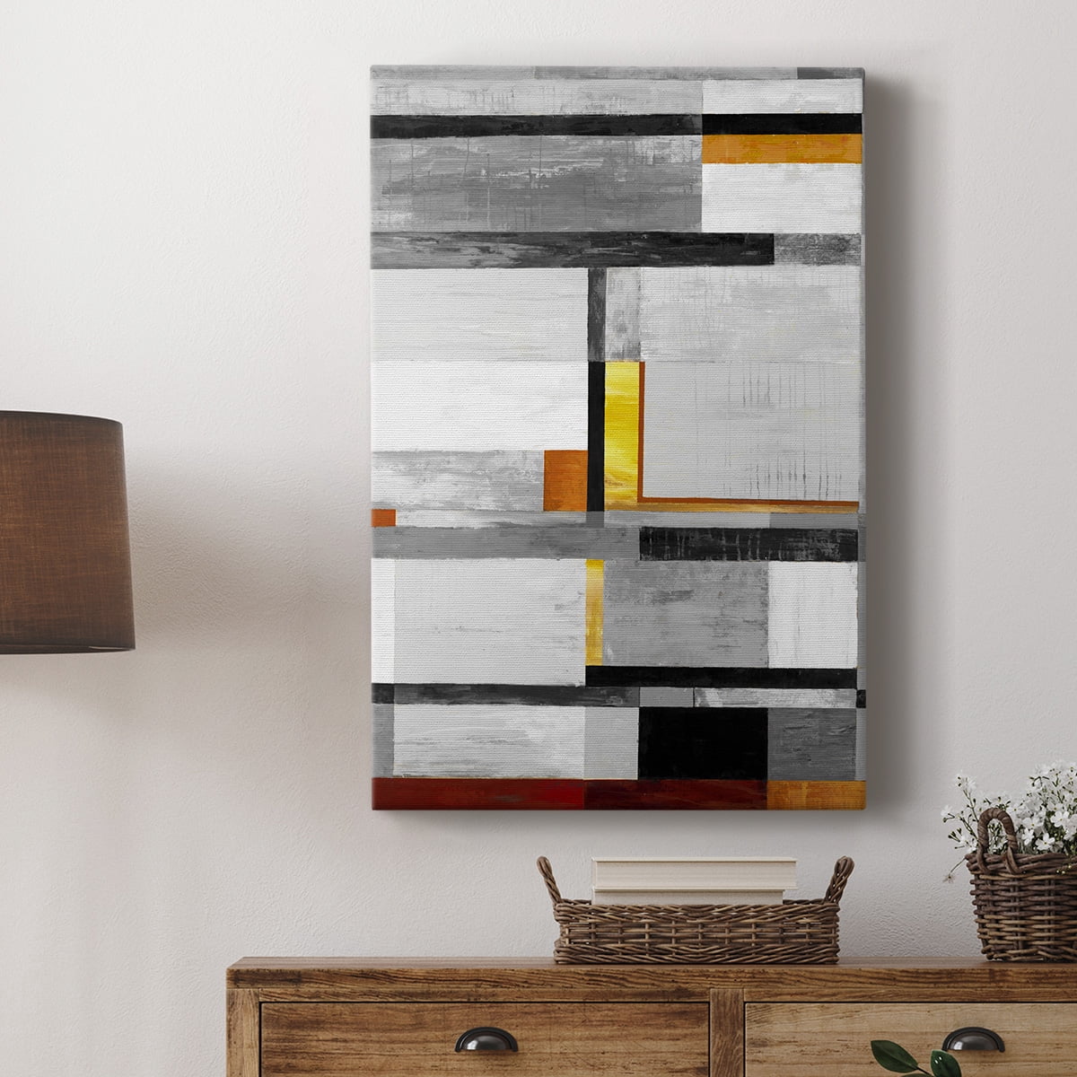 Retro Spectrum V7 Premium Gallery Wrapped Canvas - Ready to Hang